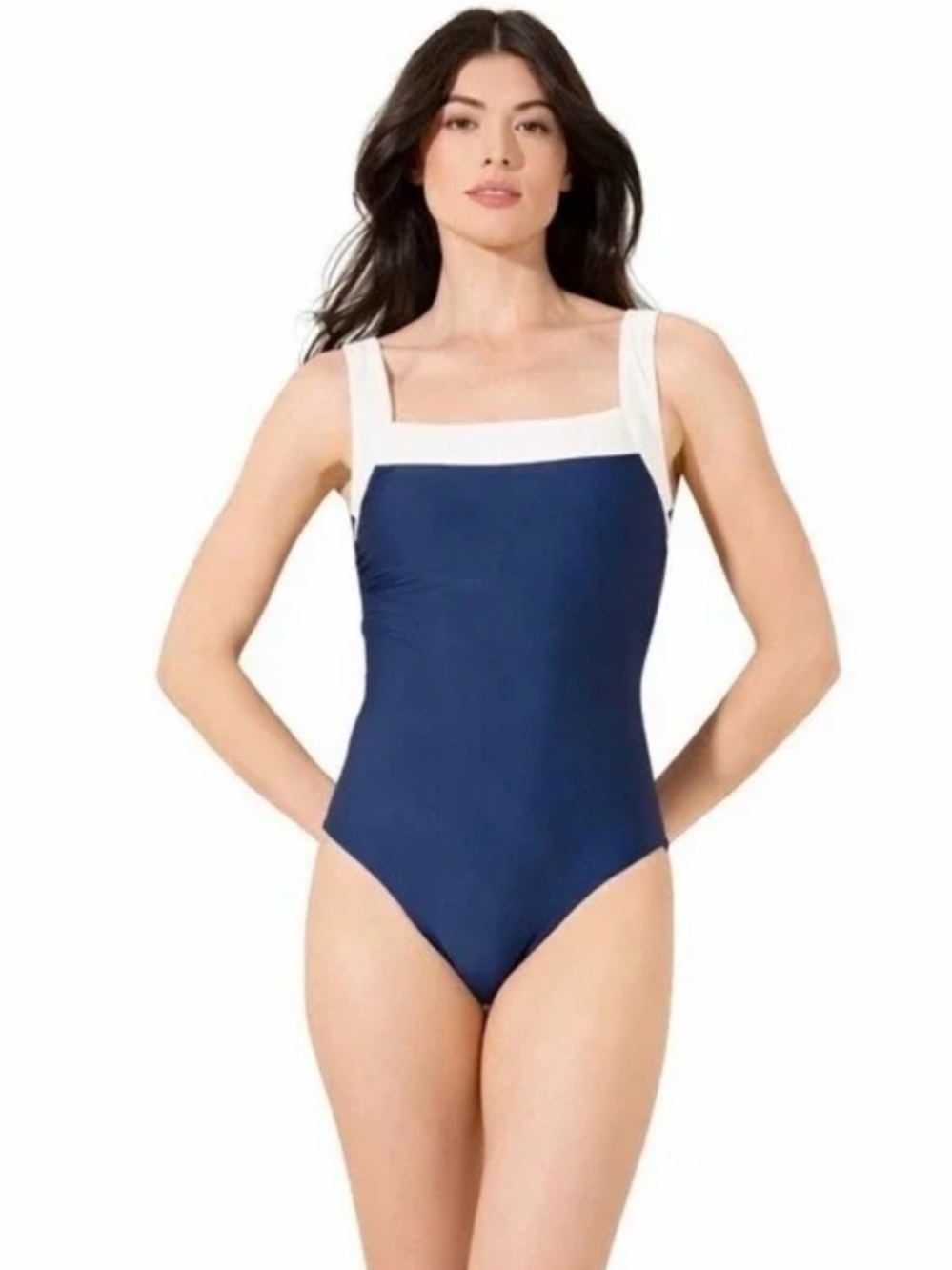 Shade & Shore 2 Tone One Piece Swimsuit sz 20